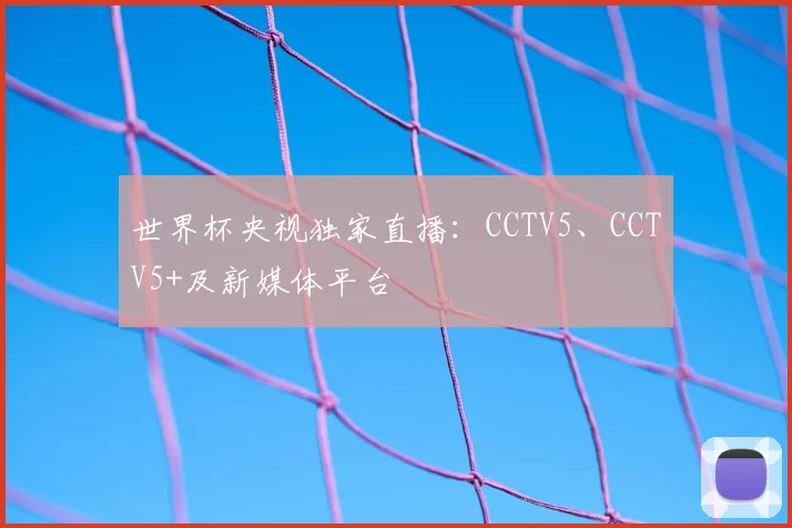 世界杯央视独家直播:CCTV5、CCTV5+及新媒体平台